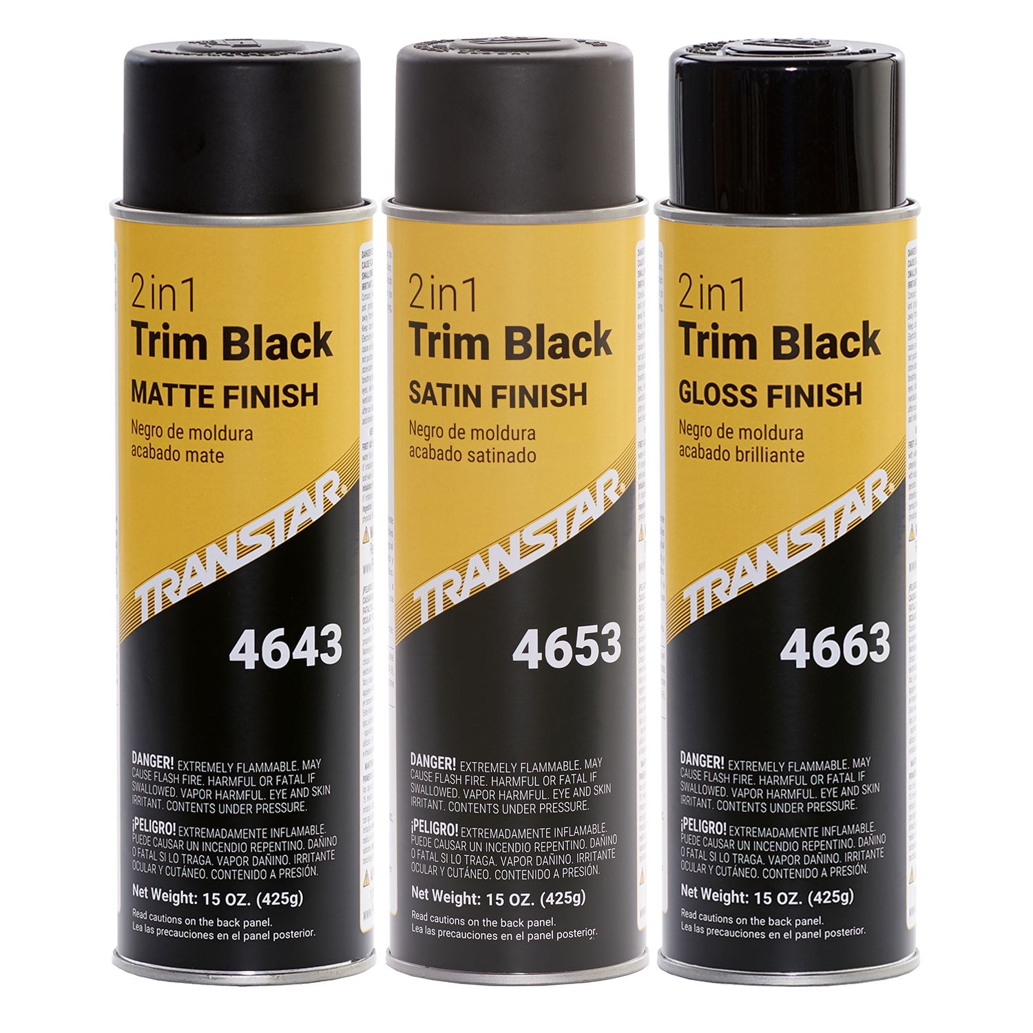 Transtar 2 in 1 Trim Black - Matte Black
