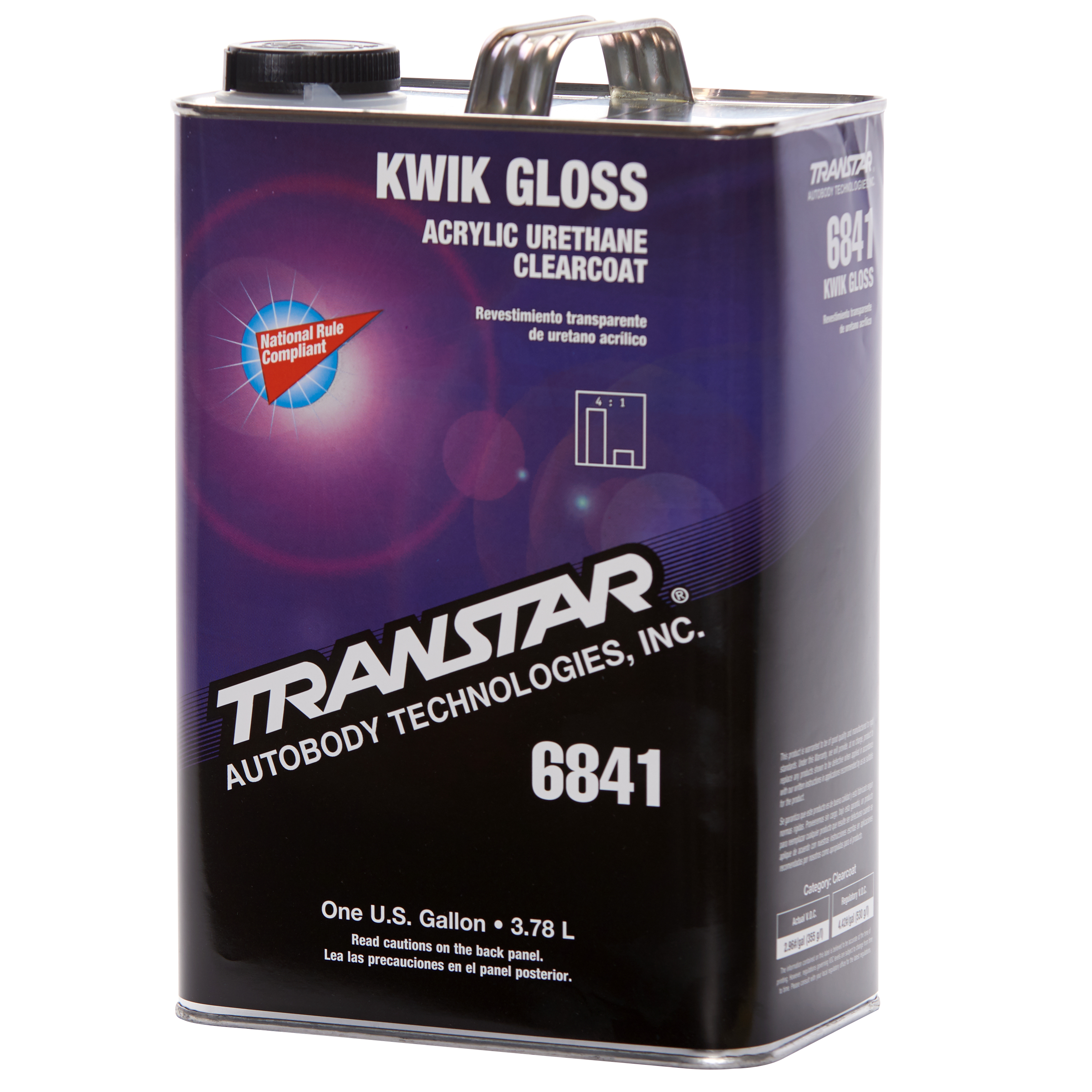 Transtar Kwik Gloss Acrylic Urethane Clearcoat - 6841