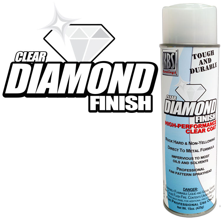 KBS Coatings DiamondFinish Clear 1K Aerosol - 15 oz