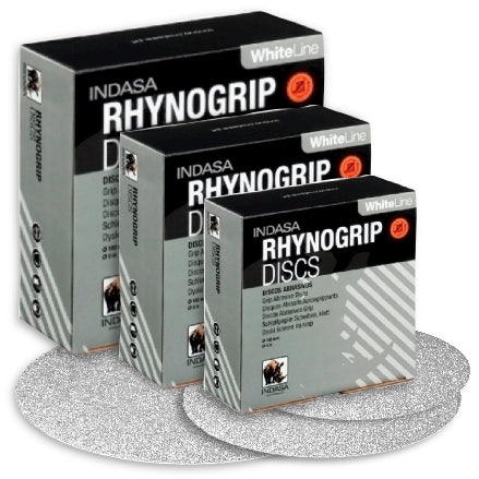 Indasa 8" Rhynogrip WhiteLine Solid Sanding Discs, 82 Series