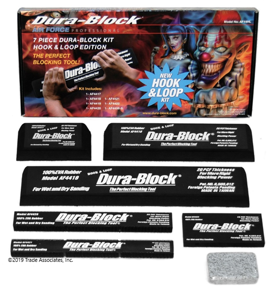 7 Piece Hook and Loop type Dura-Block Kit - AF44HL