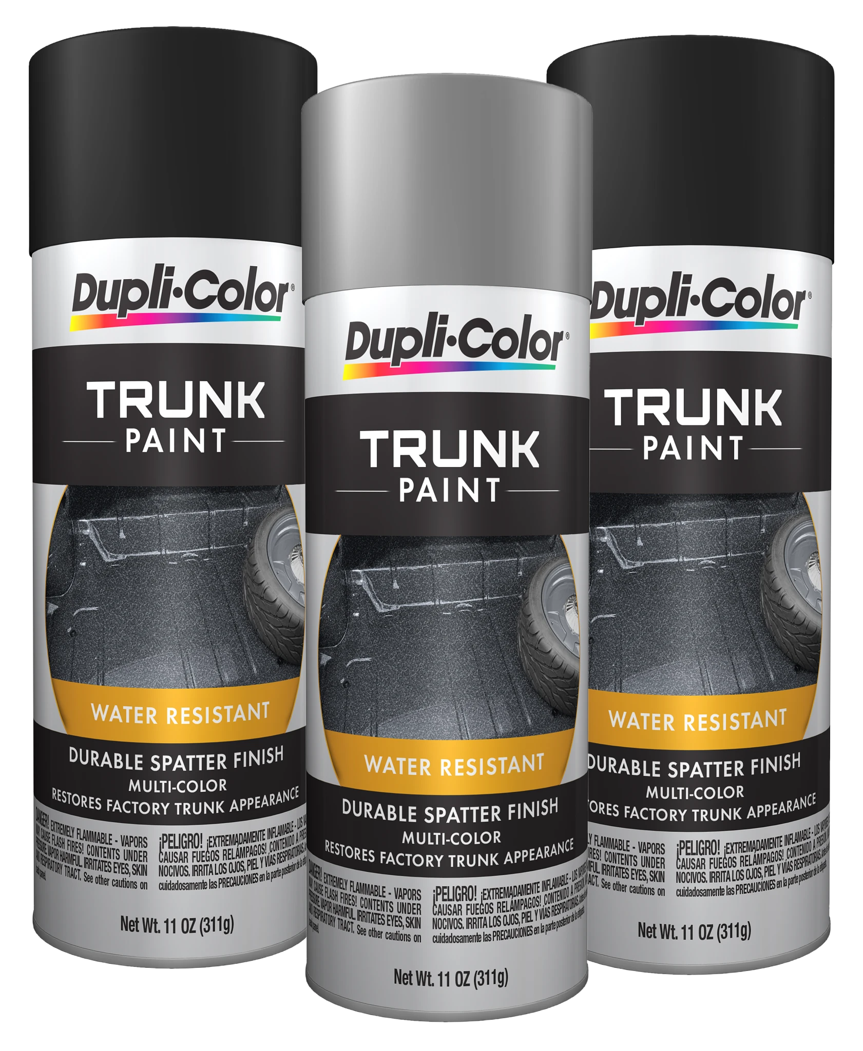 Dupli-Color Trunk Paint Black & Aqua 11 oz