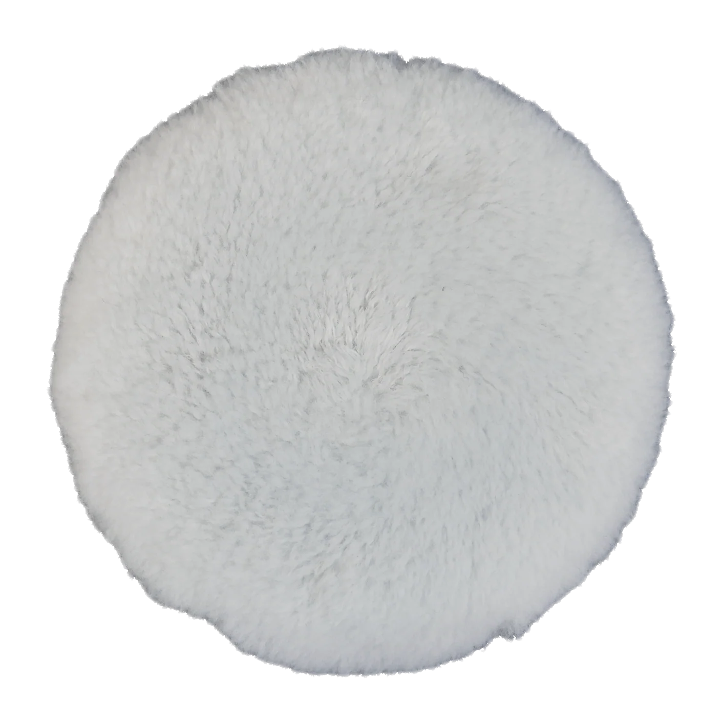 8" White Wool Cutting Pad