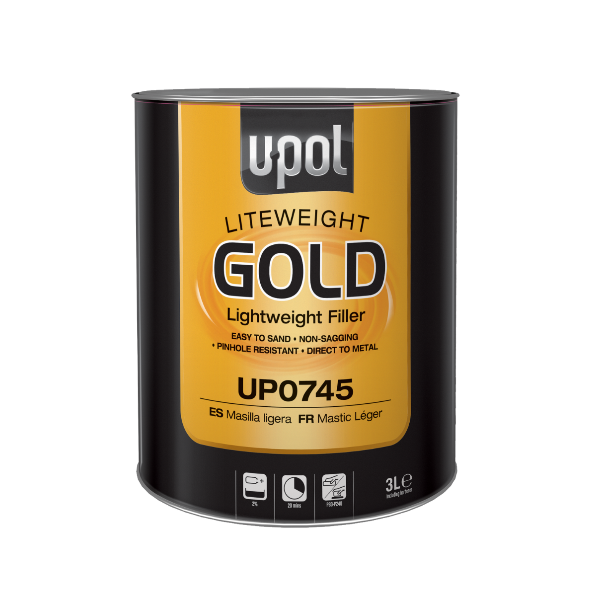 U-POL Liteweight Gold Premium Body Filler - 0745