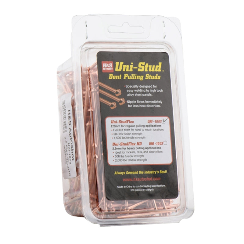 H&S Autoshot Uni-StudFlex 2.2 mm dent pulling studs package