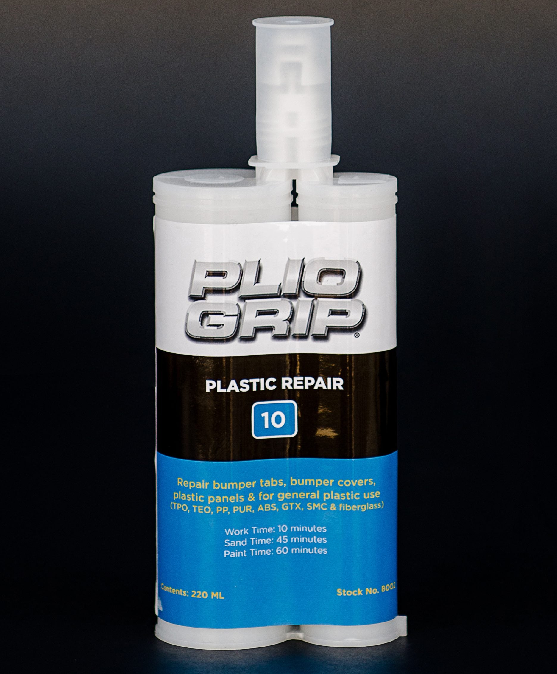 Plio-Grip Plastic Repair Adhesive - 220 mL - 10 Minutes