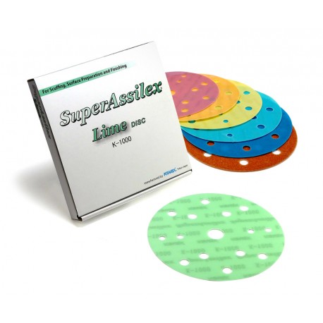 Eagle Abrasives Super Assilex 6 inch Super-Tack Discs (15 Holes) - Ocean K-360