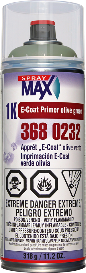 SprayMax 1K E-Coat Primer - Olive Green