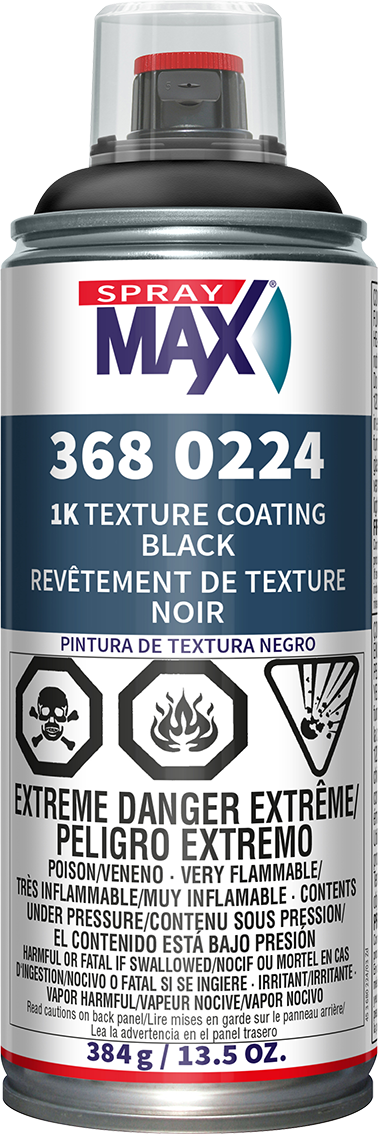 SprayMax 1K Texture Coating Black - 3680224