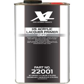 X-L High Solids Acrylic Lacquer Primer - Gallon - Gray
