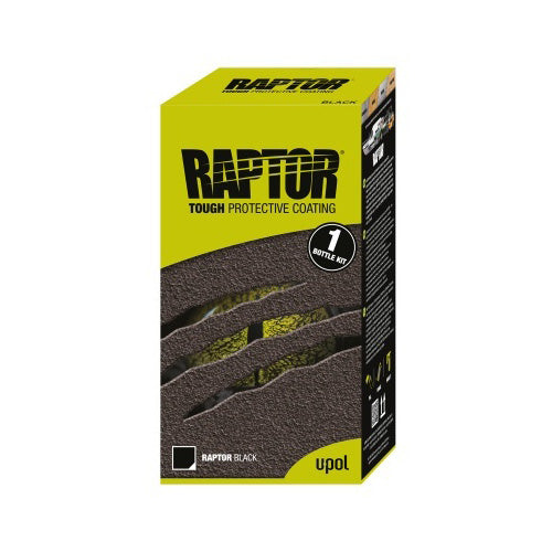 U-POL RAPTOR 1 Quart Kit - Black - 4801