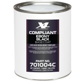 X-L Excel Basecoat Series - Ebony Black - Quart