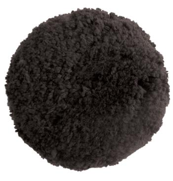 Presta Black Wool Cutting Pad - Single-Sided - 9 Inch
