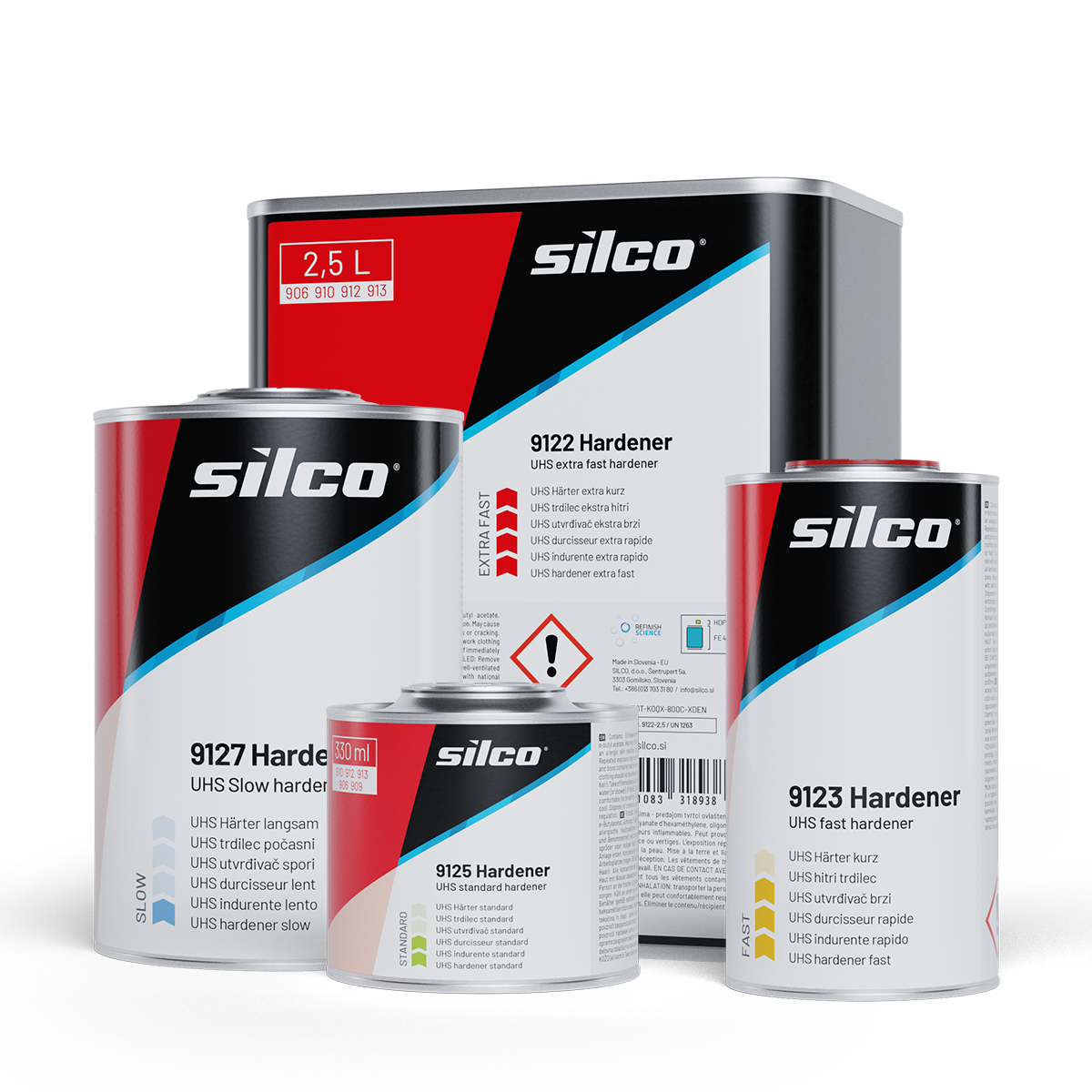Silco 9122-9127 UHS Acrylic Hardener - 9125-Q