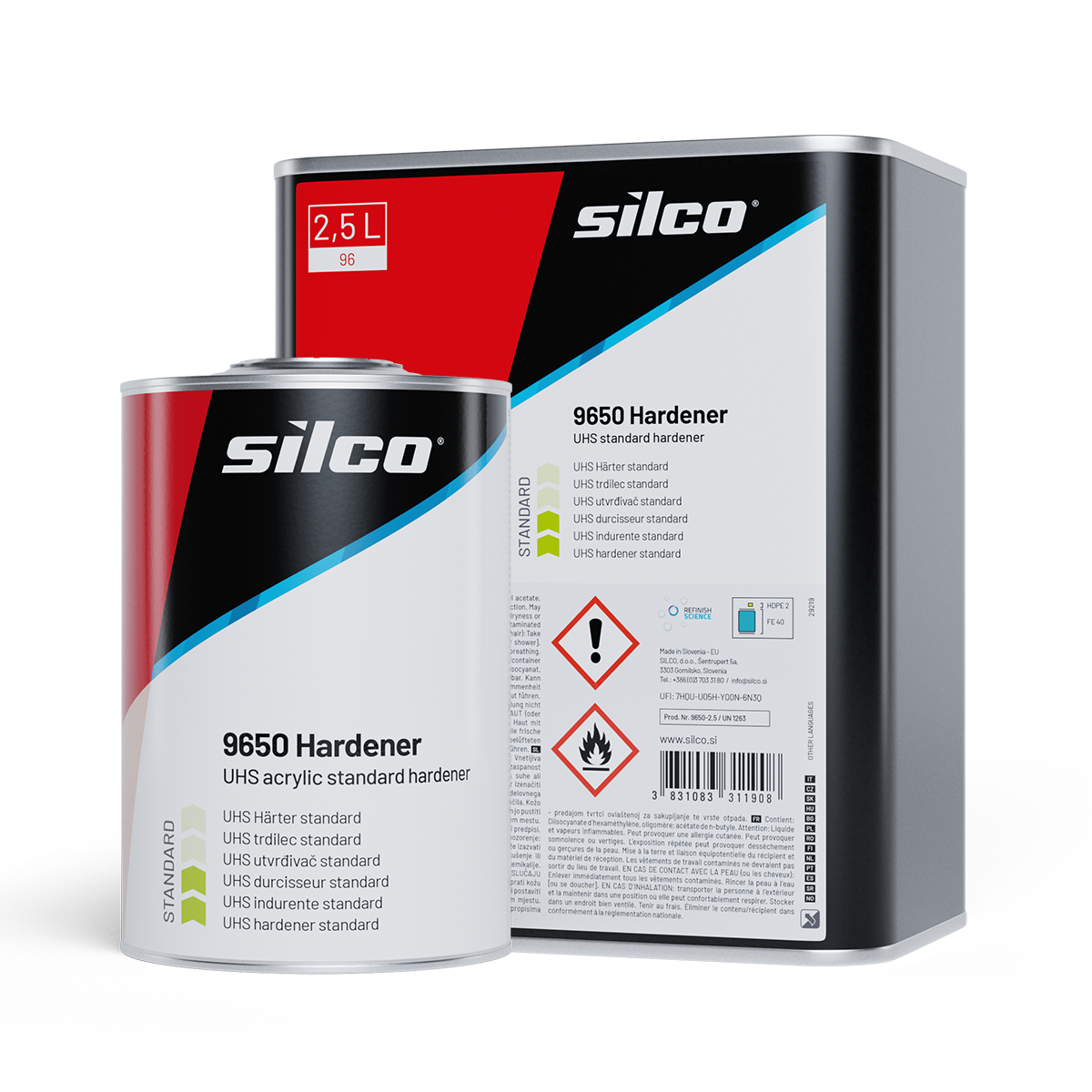 Silco 9650-9670 UHS Acrylic Hardener - 9670-2