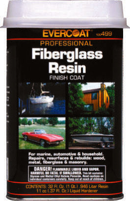 Fiberglass Evercoat 499 Auto Resin Quart