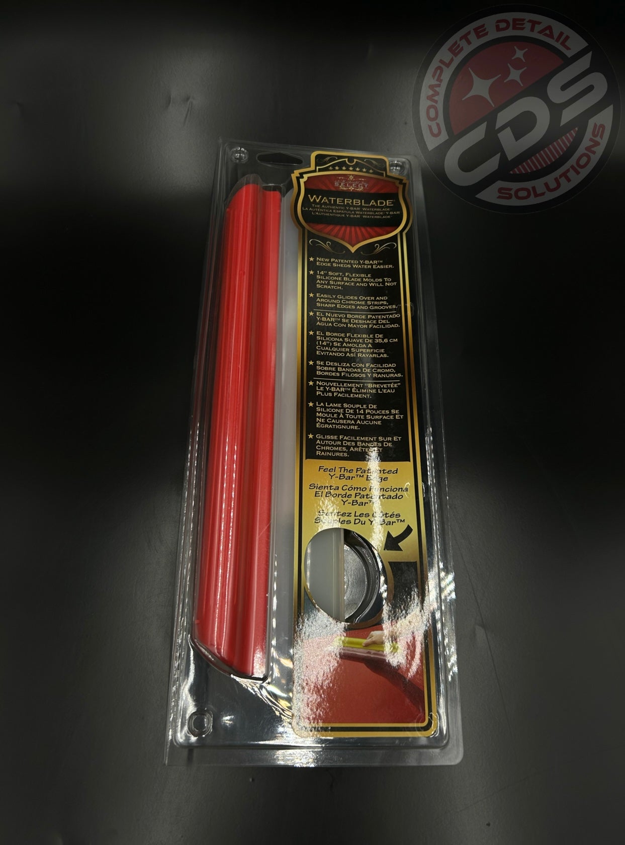 SM Arnold Red Y-Bar Water Blade Squeegee, 14 Inch, 25-926 - 25-926