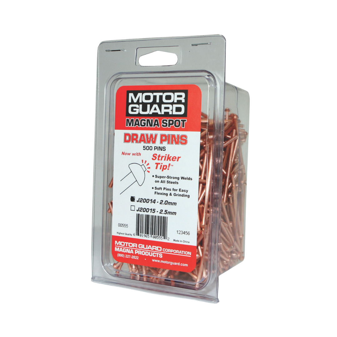 Motor Guard J20014 Magna-Spot Draw Pins 2.0 mm - 500 Pack