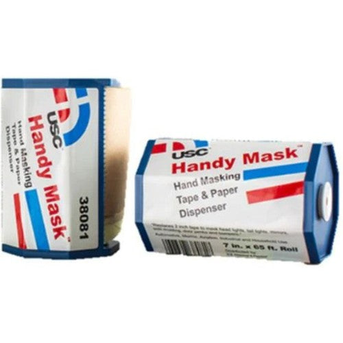 US Chemical Handy Mask Tape & Paper - 7 Inch x 65 Ft - Refill Roll
