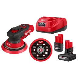 Milwaukee M12 FUEL 6" Random Orbital Sander (3/16") - Kit