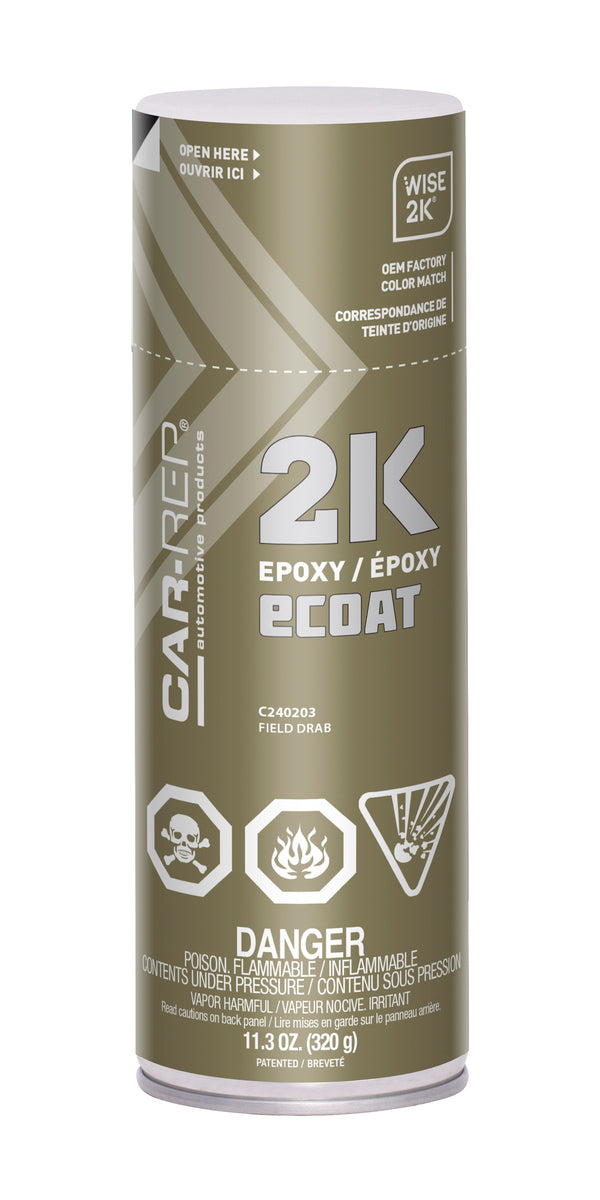 Car-Rep 2K Epoxy eCoat DTM 400ml - Field Drab