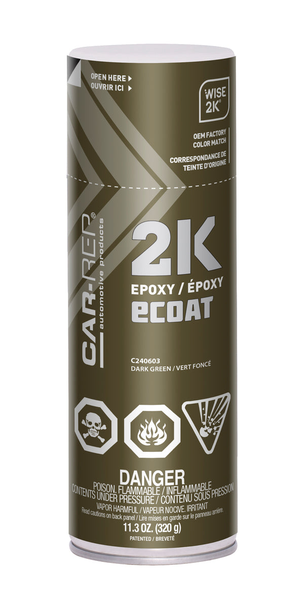 Car-Rep 2K Epoxy eCoat DTM 400ml - Dark Green