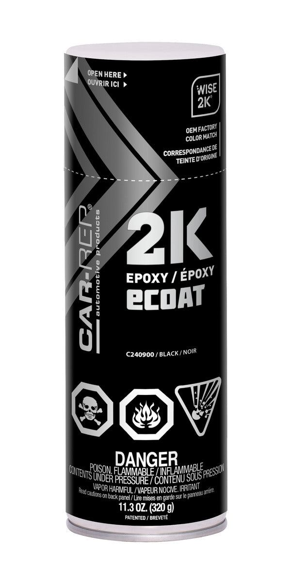 Car-Rep 2K Epoxy eCoat DTM 400ml - Black
