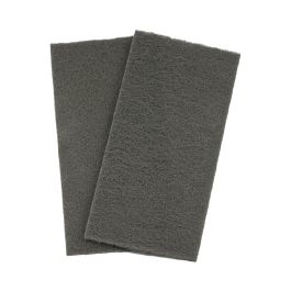 High Teck 6" x 9" Scuff Pads - 20 Pack - Ultra Fine Gray