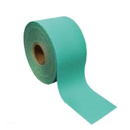 High Teck 2-3/4" x 25 YD Green PSA Sanding Sheet Rolls - 40