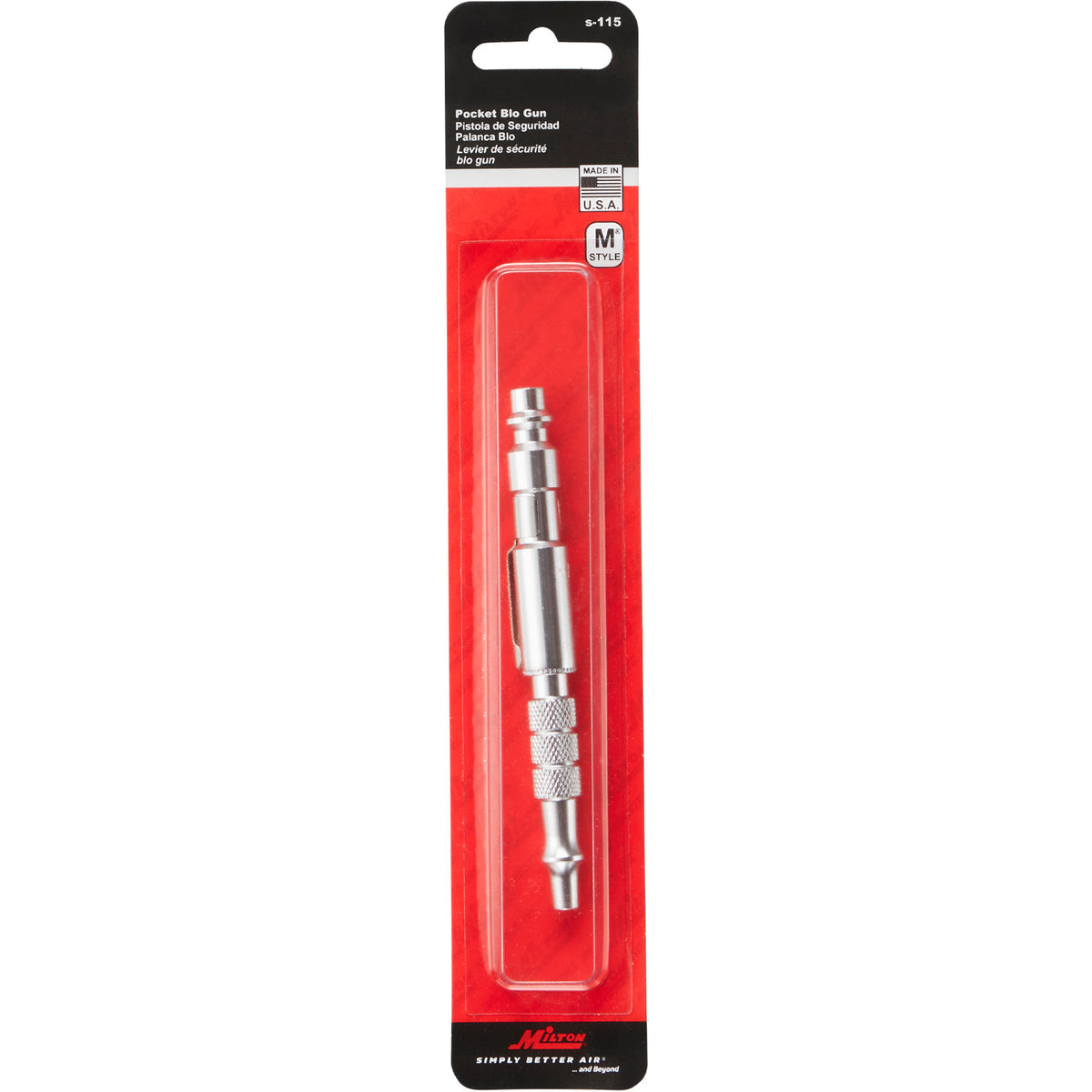 Milton Adjustable M-Style Pocket Blow Gun